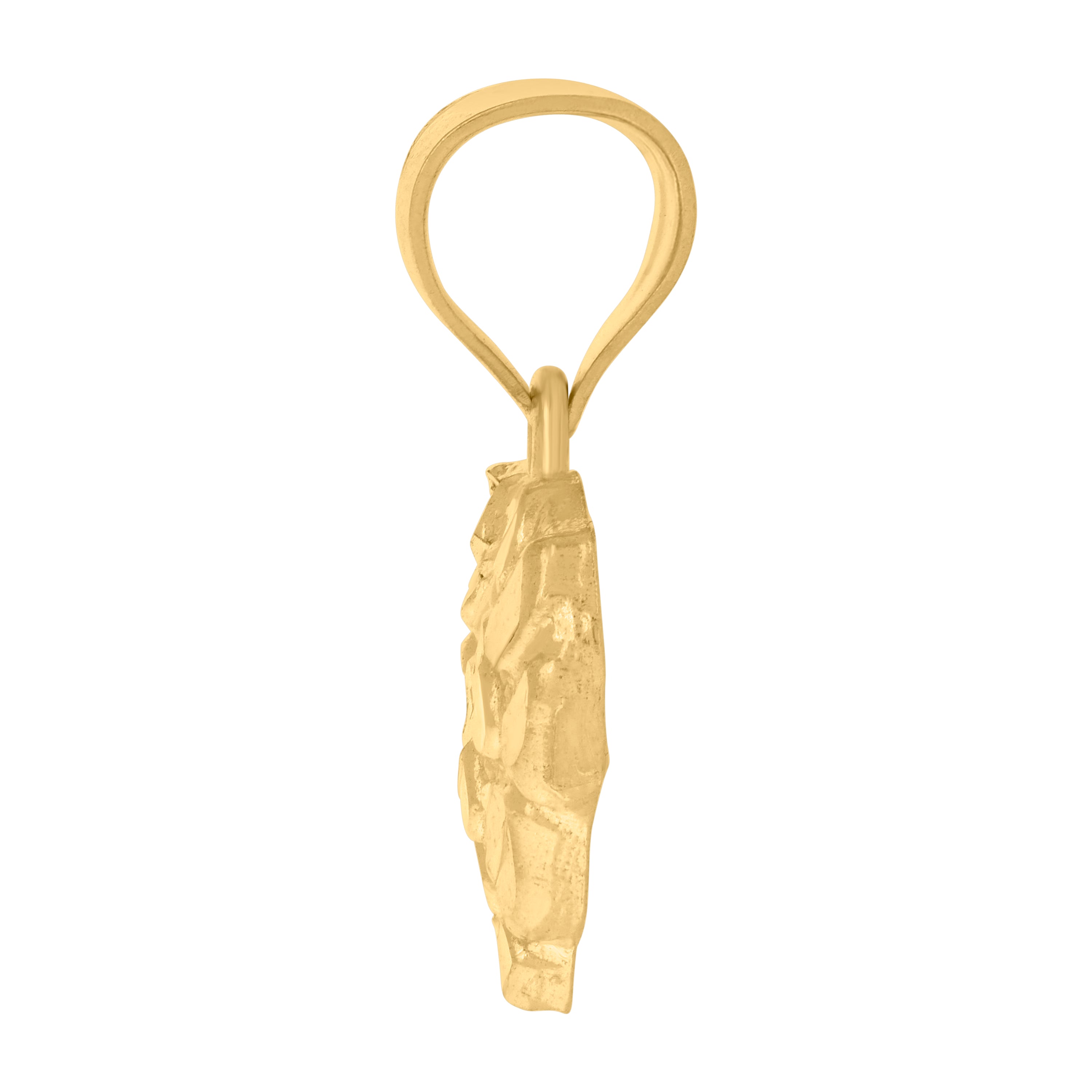 10kt Yellow Gold Womens Heart Link 8" Bracelet