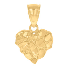 10kt Yellow Gold Womens Heart Link 8" Bracelet