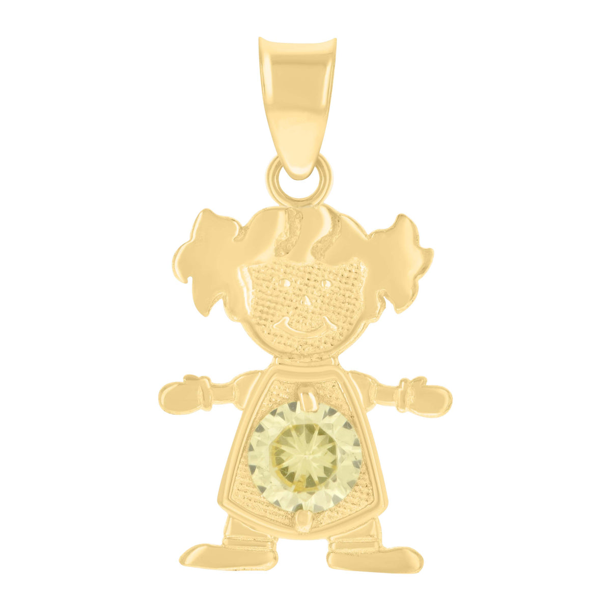10kt Yellow Gold Womens Cubic-Zirconia Crown Fashion Charm Pendant