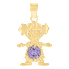 10kt Yellow Gold Womens Cubic-Zirconia Crown Fashion Charm Pendant