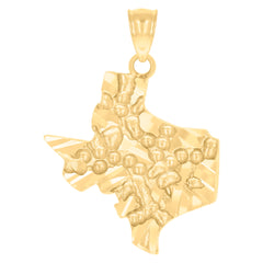 10kt Yellow Gold Womens Cubic-Zirconia Round Disc Diamond-Cut Beaded Charm Anklet Size 8 Inches