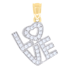 10kt Yellow Gold Womens Cubic-Zirconia Duo Bridal Ring Set Ring