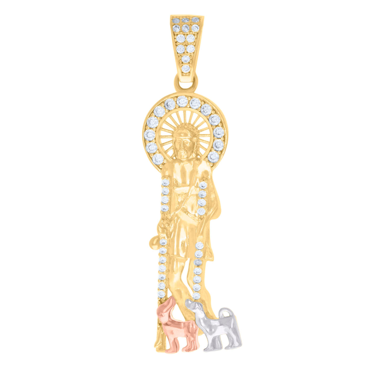10kt Yellow Gold Womens Baguette Round Cubic-Zirconia Fashion Ring