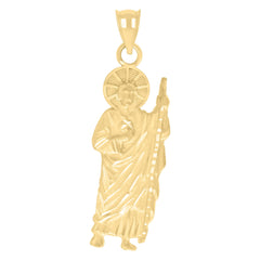 10kt Yellow Gold Womens Cubic-Zirconia Quinceanera Heart 15 Charm Pendant