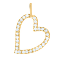 10kt Yellow Gold Mens Cubic-Zirconia Passion Cross Religious Charm Pendant