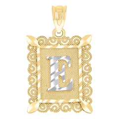 10kt Tri-Color Gold Unisex Cubic Zirconia Cubic-Zirconia Religious Oval Charm Pendant
