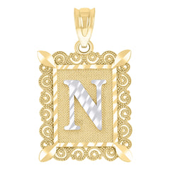 10kt Tri-Color Gold Unisex Cubic Zirconia Cubic-Zirconia Saint Barbara Religious Oval Charm Pendant