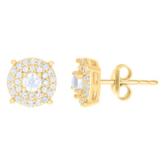 10kt Yellow Gold Womens Cubic-Zirconia Tear Drop Guadalupe Religious Charm Pendant