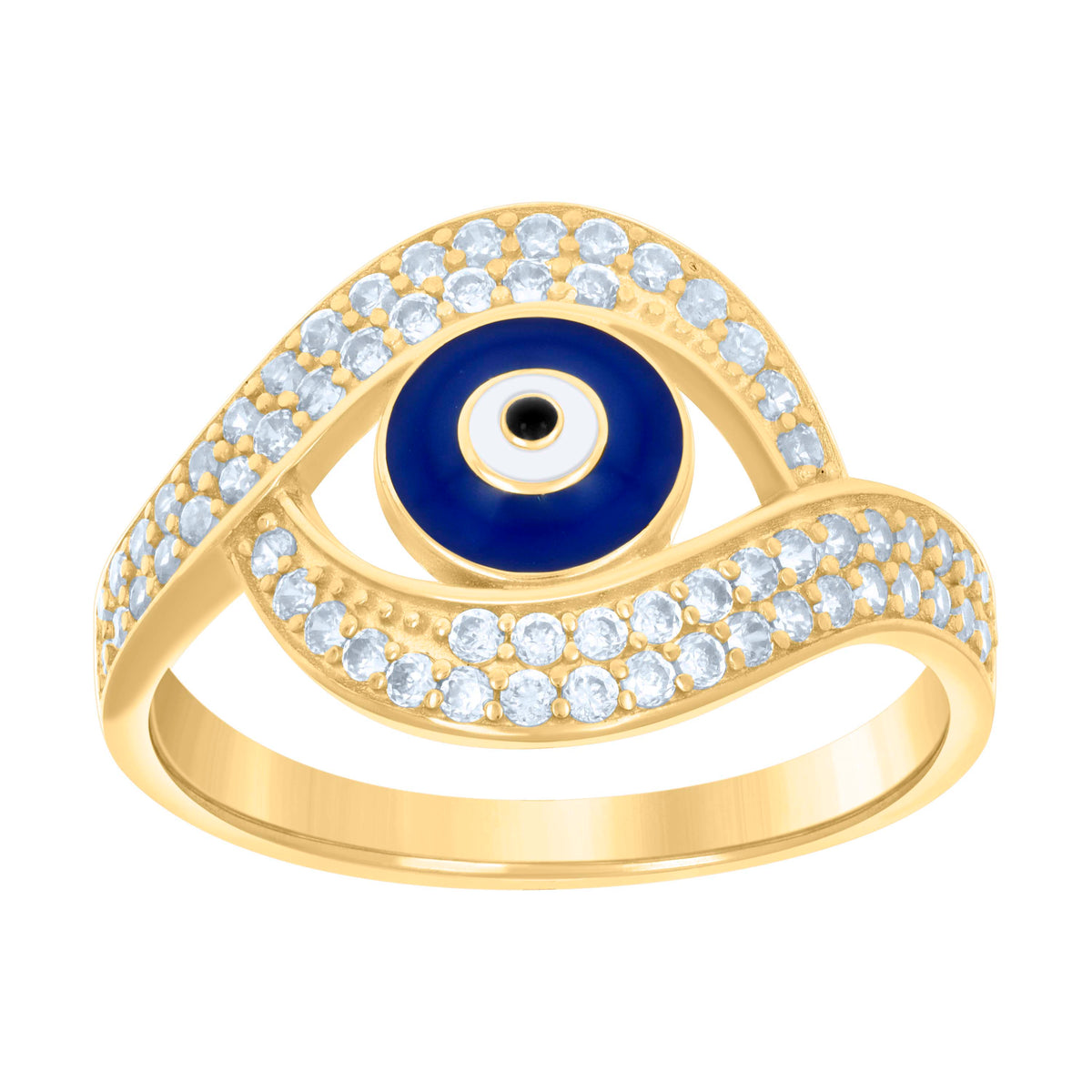 10kt Yellow Gold Womens Cubic-Zirconia Flower Toe Ring