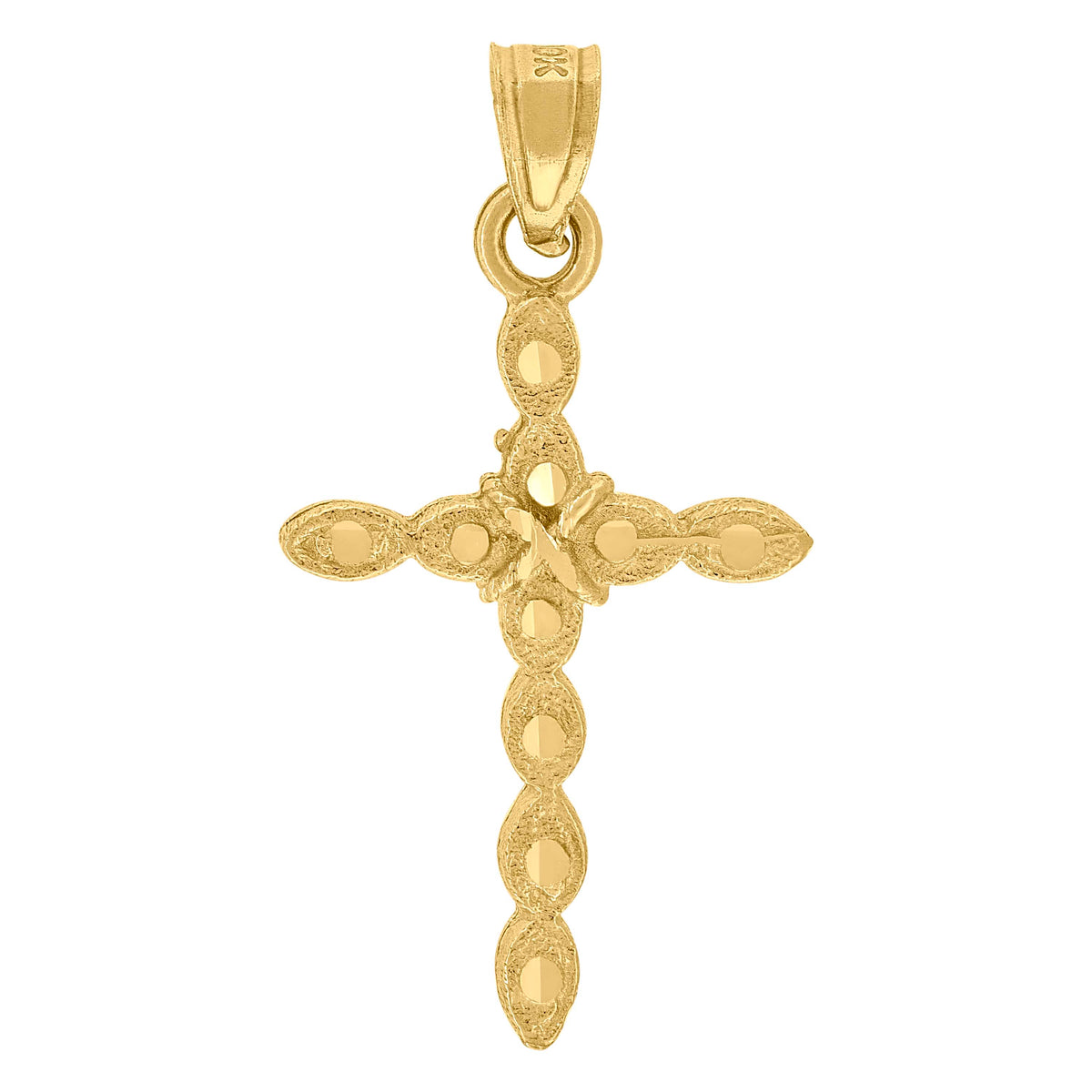 10kt Two-tone Gold Unisex Initial Alphabet E Ring