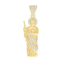 10kt Yellow Gold Womens Diamond-Cut Textured Initial Letter H Band Ring