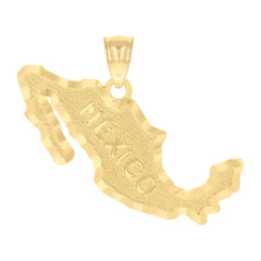 10kt Yellow Gold Womens Mexico Country Charm Pendant
