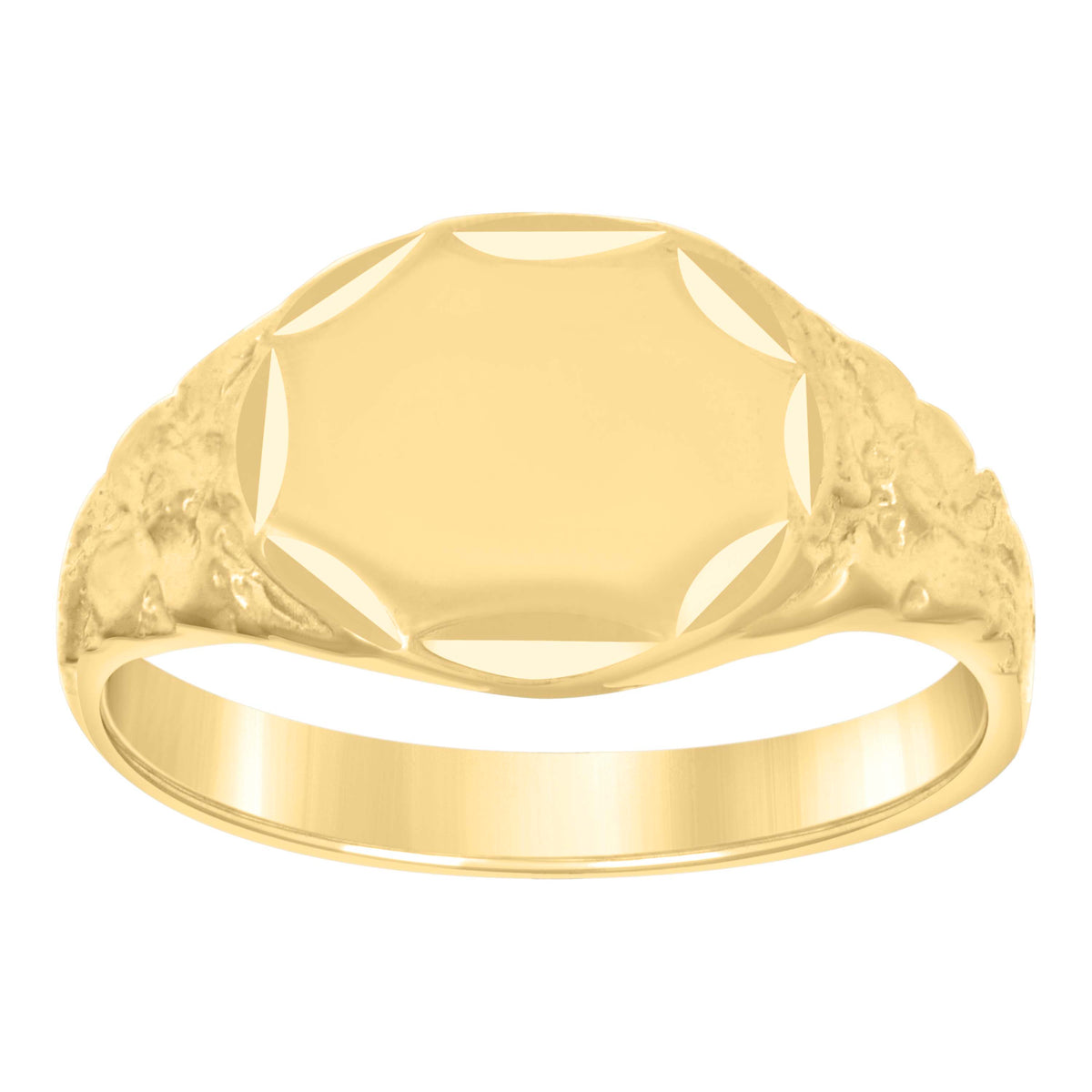 14kt Yellow Gold Baby Signet Ring