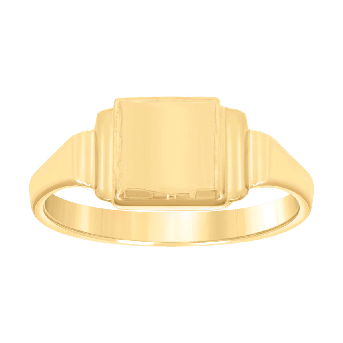 14kt Yellow Gold Baby Signet Ring