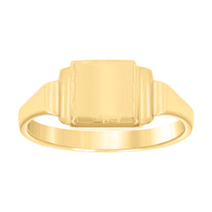 14kt Yellow Gold Baby Signet Ring