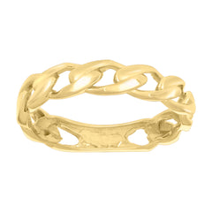 14kt Yellow Gold Mens Fashion Ring