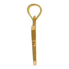 10kt Two-Tone Gold Mens Religious Praying Hands Medallion Charm Pendant