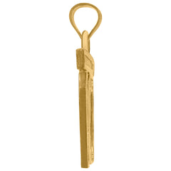 10kt Two-Tone Gold Mens Rifle Gun Charm Pendant