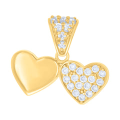 10kt Yellow Gold Womens Diamond-Cut Textured Heart Initial Letter K Band Ring