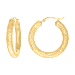 10Kt Yellow Gold Womens Link Bracelet Size 7 Inches