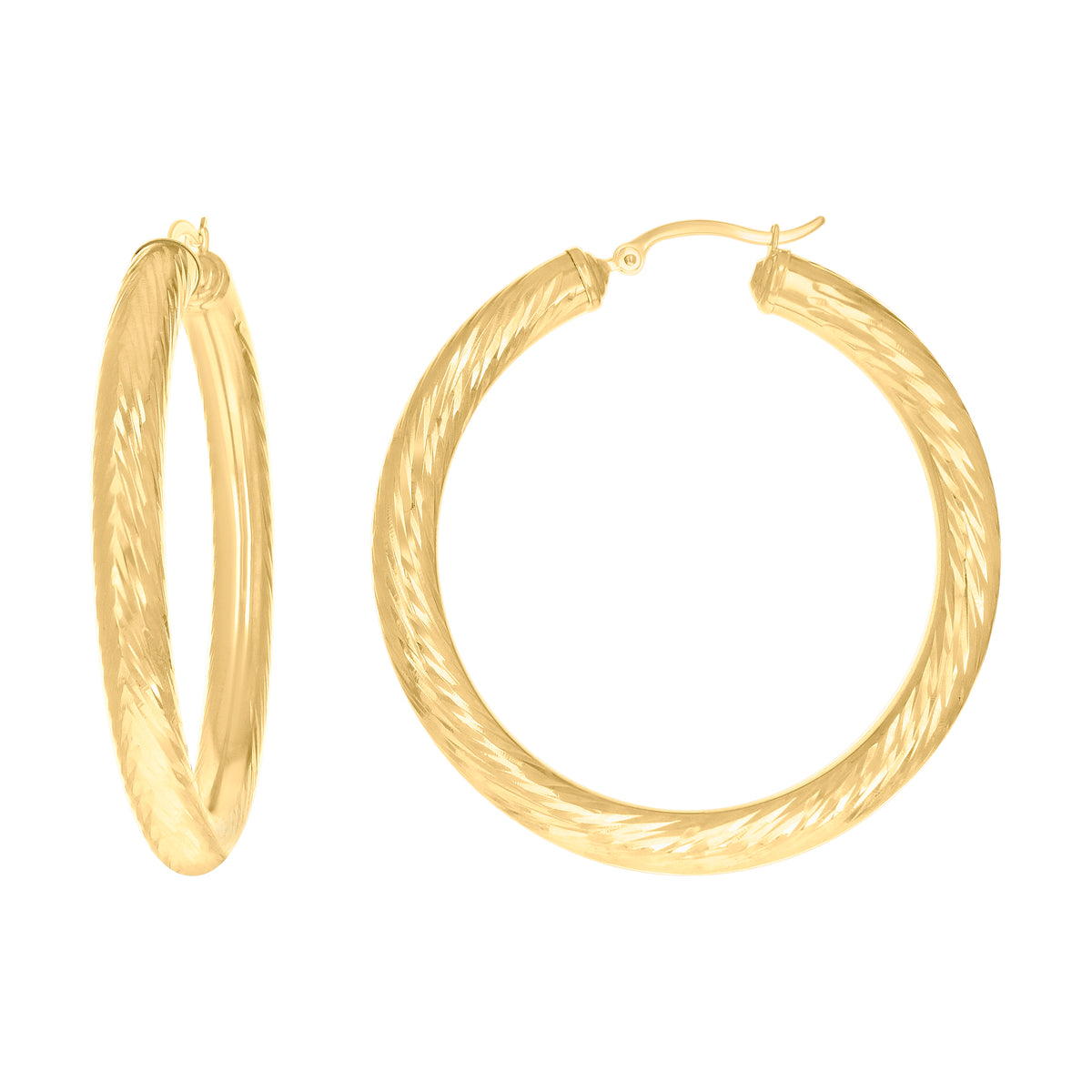 10Kt Yellow Gold Womens Link Bracelet Size 8 Inches