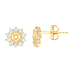 10kt Yellow Gold Womens Nugget Fashion Charm Pendant
