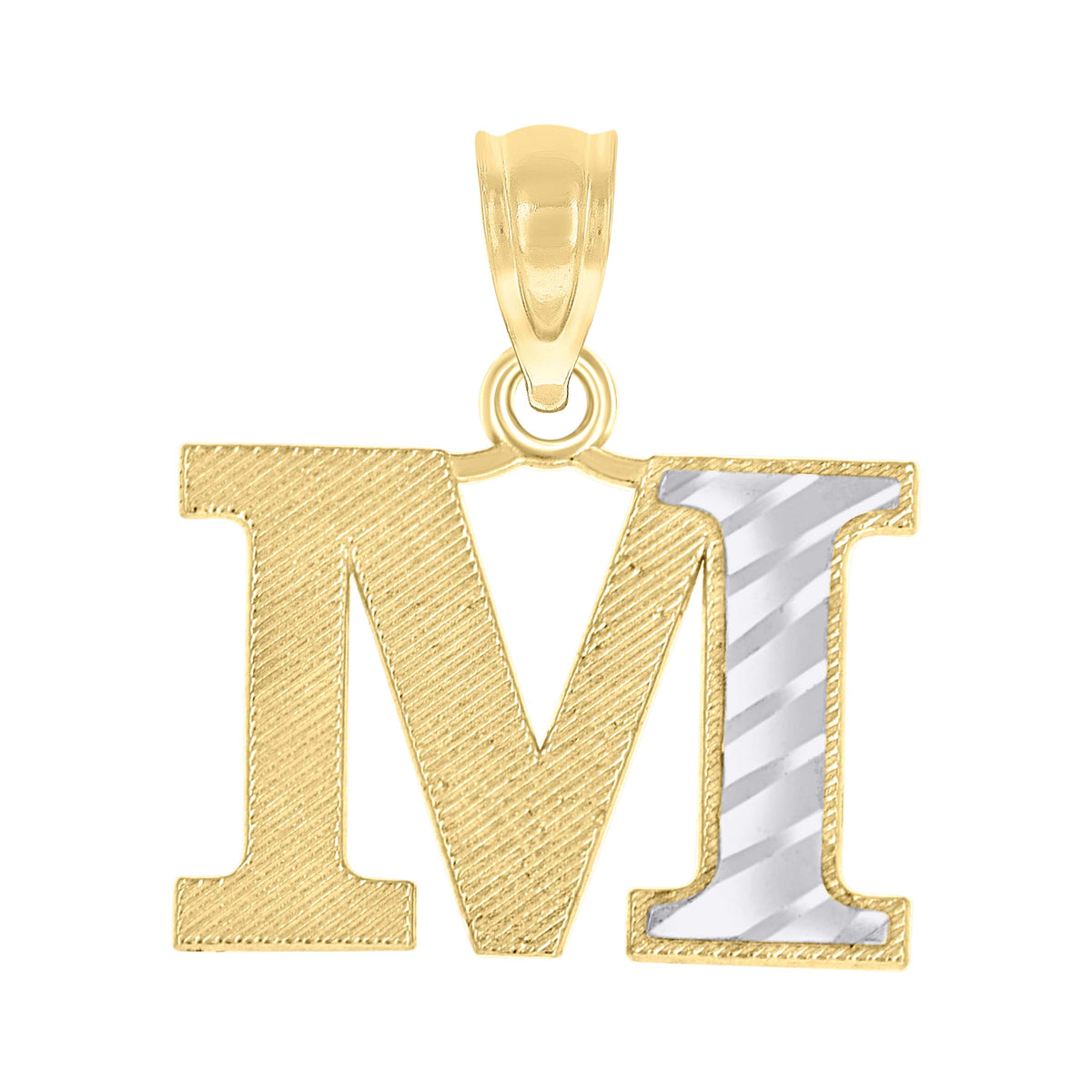 10kt Two-tone Gold His & Hers Cubic-Zirconia Trio Ring Set