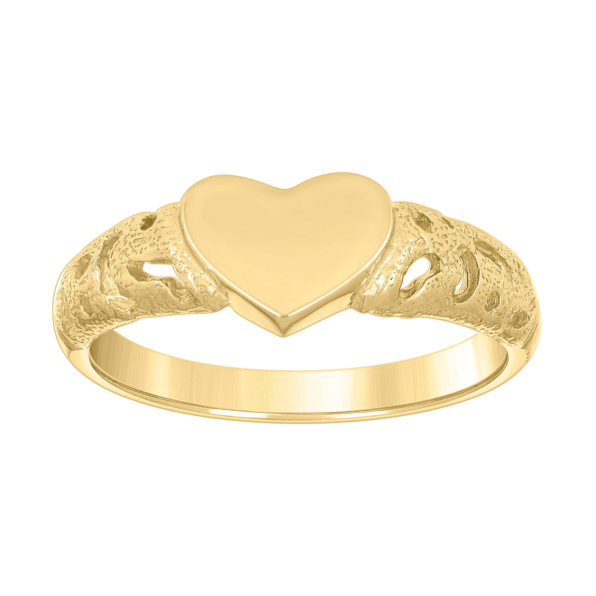 10kt Yellow Gold Baby Heart Ring