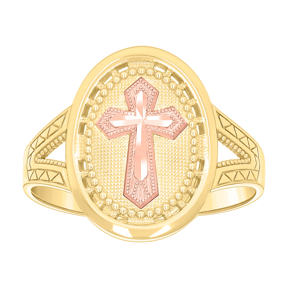 10Kt Yellow Gold Womens Textured Leaf Toe Ring