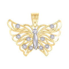 10kt Yellow Gold Womens Round Cubic Zirconia Engagement Ring