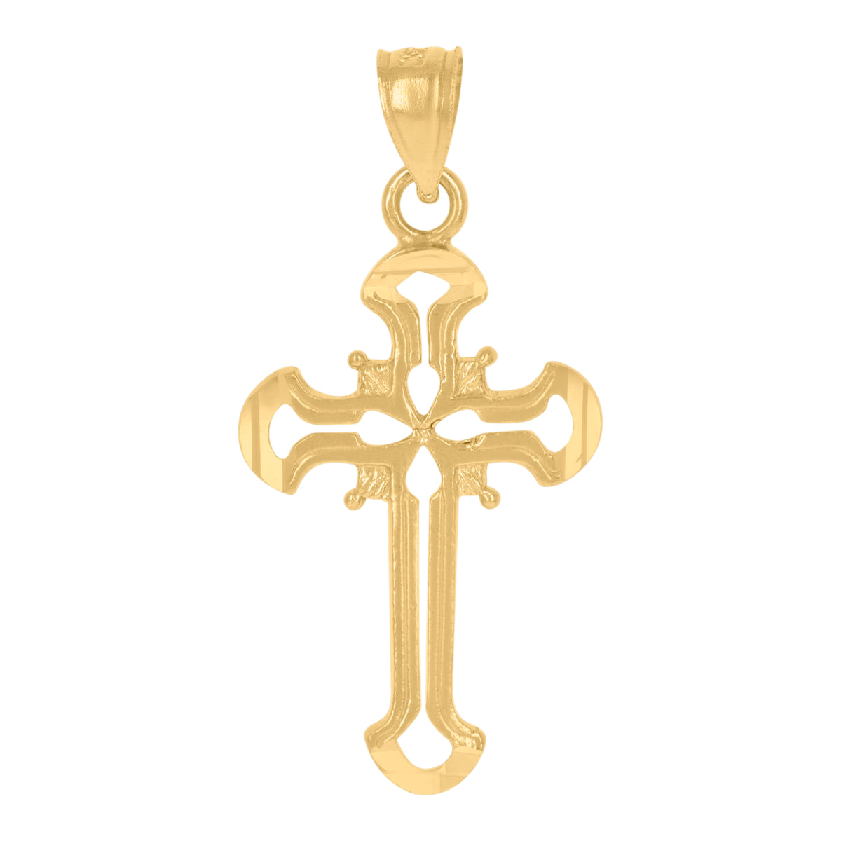 10Kt Two-Tone Gold Unisex Initial Alphabet M Ring
