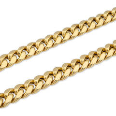 10k Yellow Gold Solid Miami Cuban Chain 8.5gms to 437.4gms Necklace 3.6MM to 16MM Lengths Available 16" to 30"