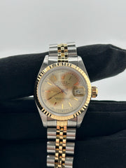 Rolex Datejust Lady Champagne Stick Dial on Jubilee Ref. 69173 1989