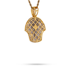 Mens 10k Yellow Gold 0.70CTW Natural Diamond Egyptian Mummy Pharoh Pendant 8.6g Charm