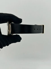 Rolex Datejust Champagne Stick Dial on Generic Black Leather Strap Ref. 16233 1993