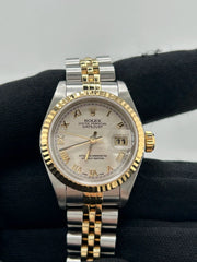 Rolex Datejust Lady White Roman Dial on 2 Tone Jubilee D Link Bracelet Ref. 79173 2002
