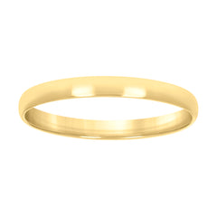 10kt Yellow Gold Unisex 2mm Regular-Fit Wedding Band Ring Size 6
