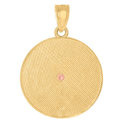 10kt Yellow Gold Mens Gun Charm Pendant