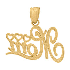 10kt Gold Two-Tone Textured Mens Jesus Religious Charm Pendant
