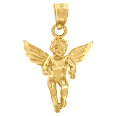 10kt Yellow Gold Mens Heart I Love Golf Sports Charm Pendant