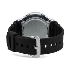 Casio G-Shock GA-2100 4.6 CT Natural Diamond White Iced Out Bezel Black Dial Band Watch