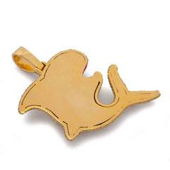 Mens Shark 5CTW Natural Diamond 10k Gold  Pendant Charm 18.2gms