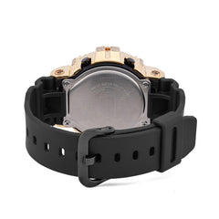 Casio G-Shock DW-6900 3.5 CT Natural Diamond Iced Out Yellow / Gold Chrome Heart Cross Watch