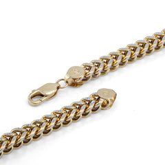 5.5MM 10k Yellow Gold Diamond Cut Franco Chain 26" Mens Womens Chain 36.9gm Necklace