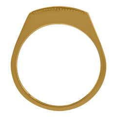 10kt Two-tone Gold Womens Cubic-Zirconia Bridal Engagement Ring
