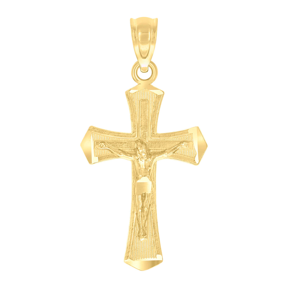 10kt Two-tone Gold Womens Cubic-Zirconia Double Heart Charm Pendant