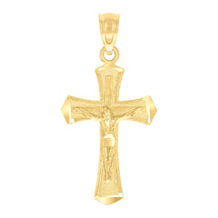 10kt Two-tone Gold Womens Cubic-Zirconia Double Heart Charm Pendant