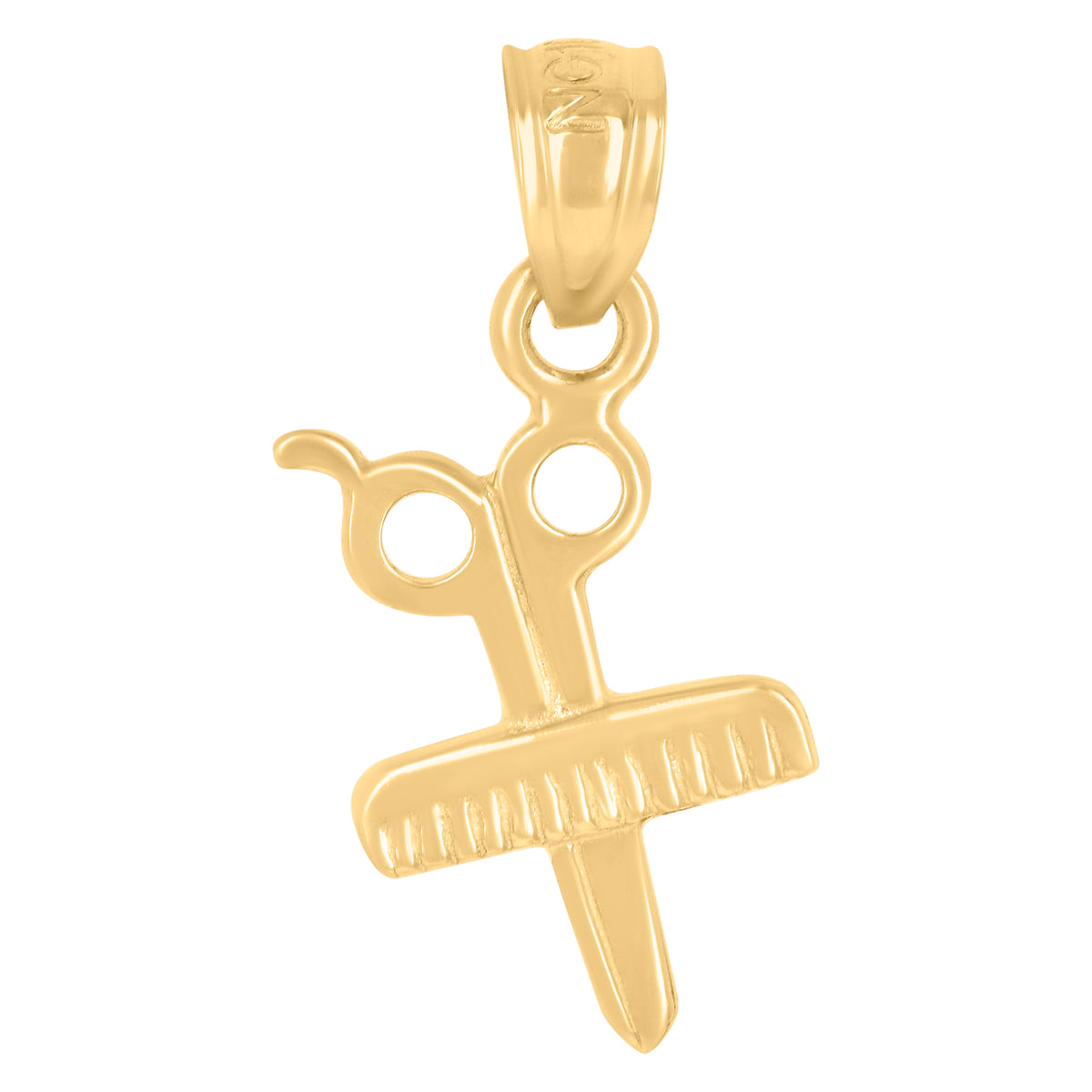 10kt Two-Tone Gold Mens Diamond-Cut Textured Tiger Animal Charm Pendant