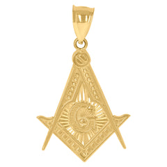 10kt Yellow Gold Mens Green White Cubic-Zirconia Panther Head Animal Wildlife Charm Pendant