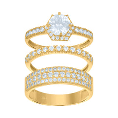 10kt Two-Tone Gold Mens Diamond-Cut Textured Initial Letter N Band Ring